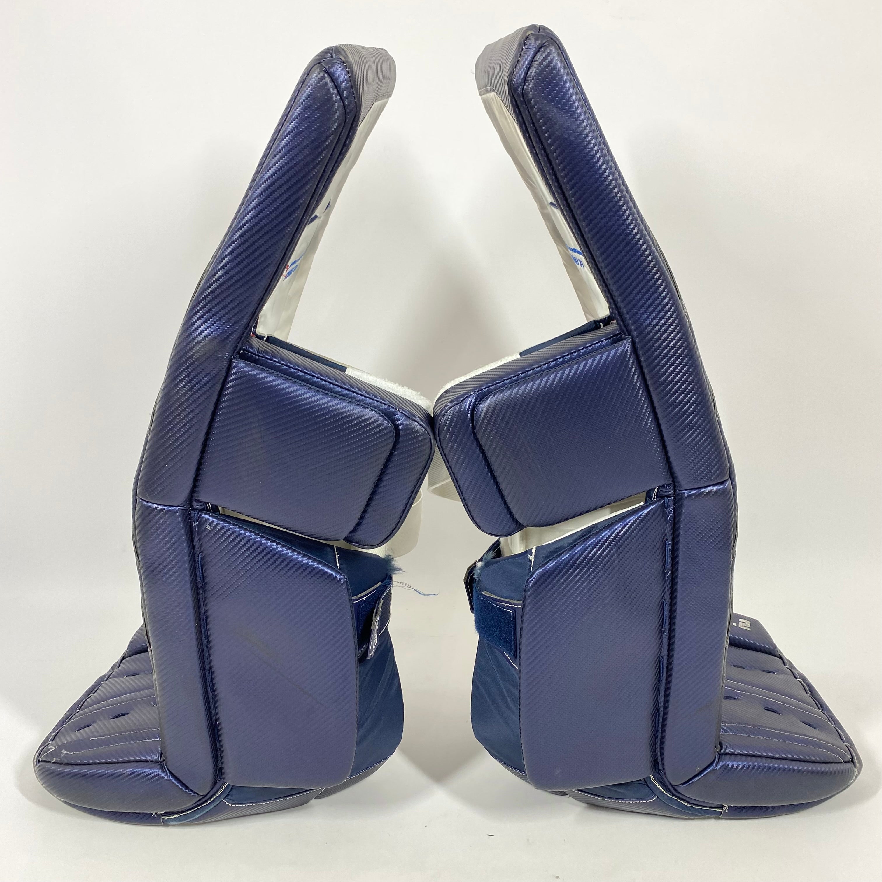 True L20.2 - Jambières de gardien de but Pro Stock d'occasion (bleu marine)